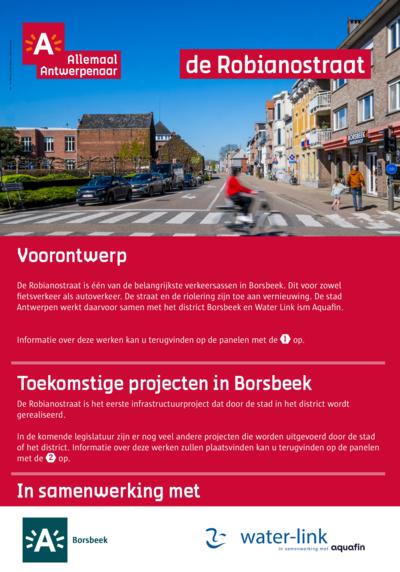 Infopanelen Robianostraat