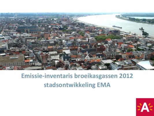 Emissie-inventaris - presentatie 2012