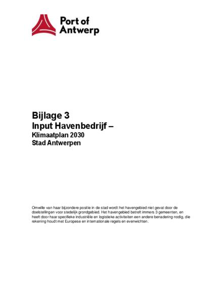 Bijlage 3 - Ambitie Havenbedrijf